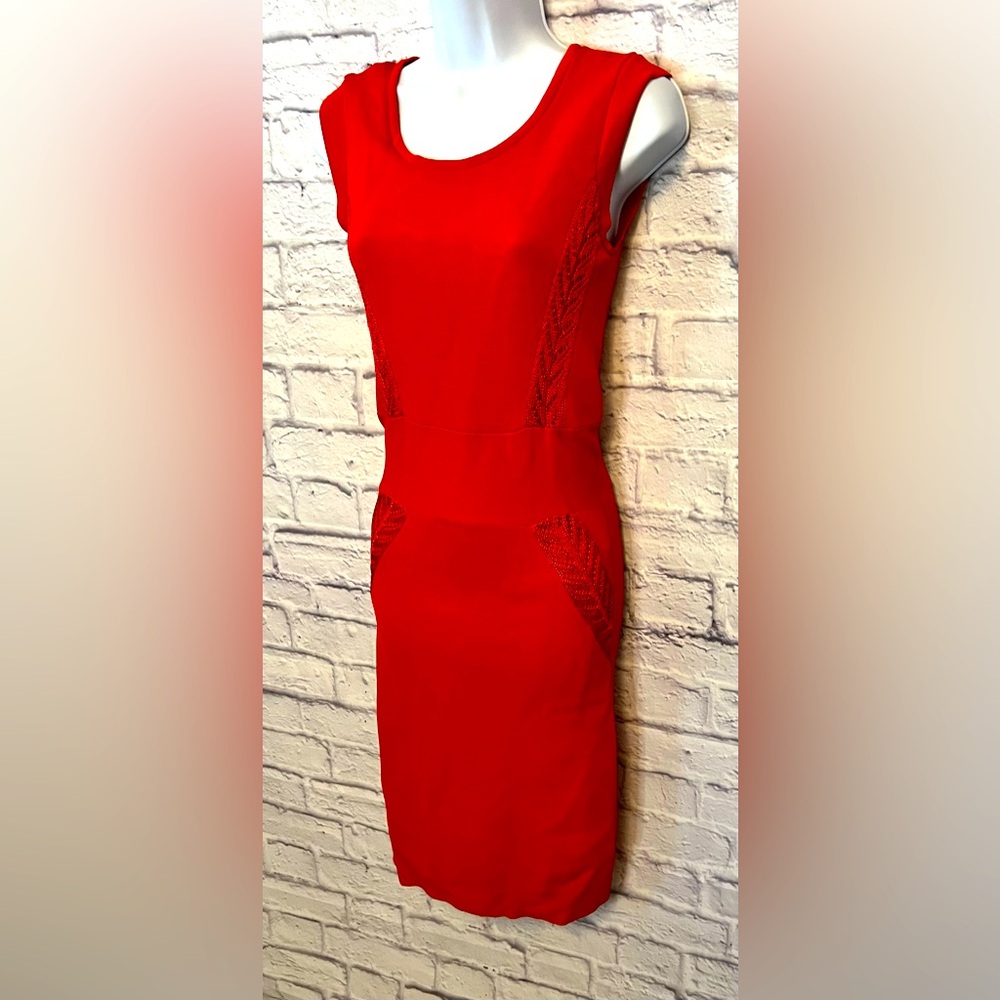 Bar Ill Bora Bora Tomato Red Dress Sz M